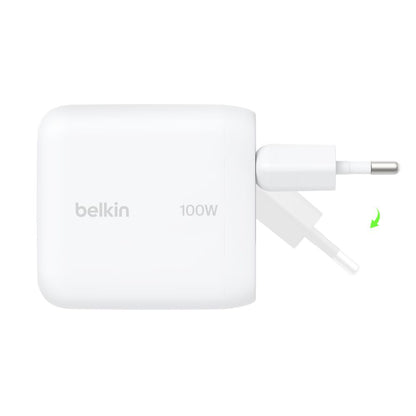 Belkin - 100 Watt GaN Wall Charger - White