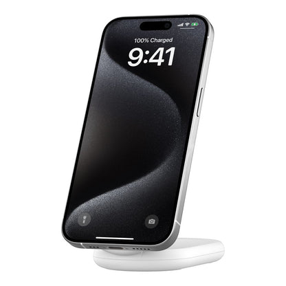 Belkin - BoostCharge Magnetic Foldable Wireless Charger with Qi2 - 15 Watt - White