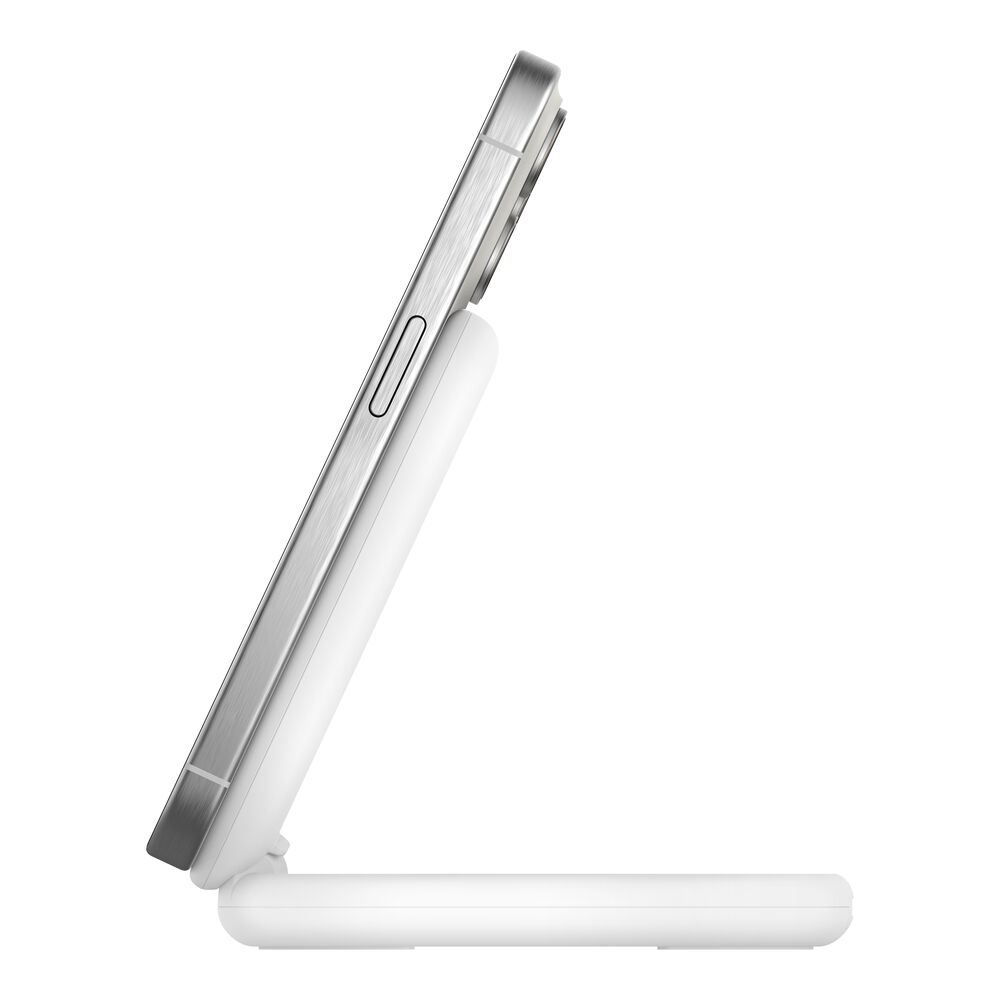 Belkin - BoostCharge Magnetic Foldable Wireless Charger with Qi2 - 15 Watt - White