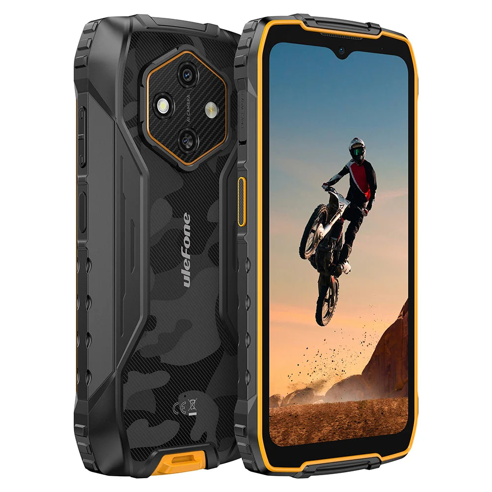 Ulefone RugKing 4Pro - Rugged Smartphone - 6.56"+(Unisoc T7250)+Android 16 - 16GB RAM-(8+8) (ROM-256GB)-10200mAh-48MP+8MP Camera