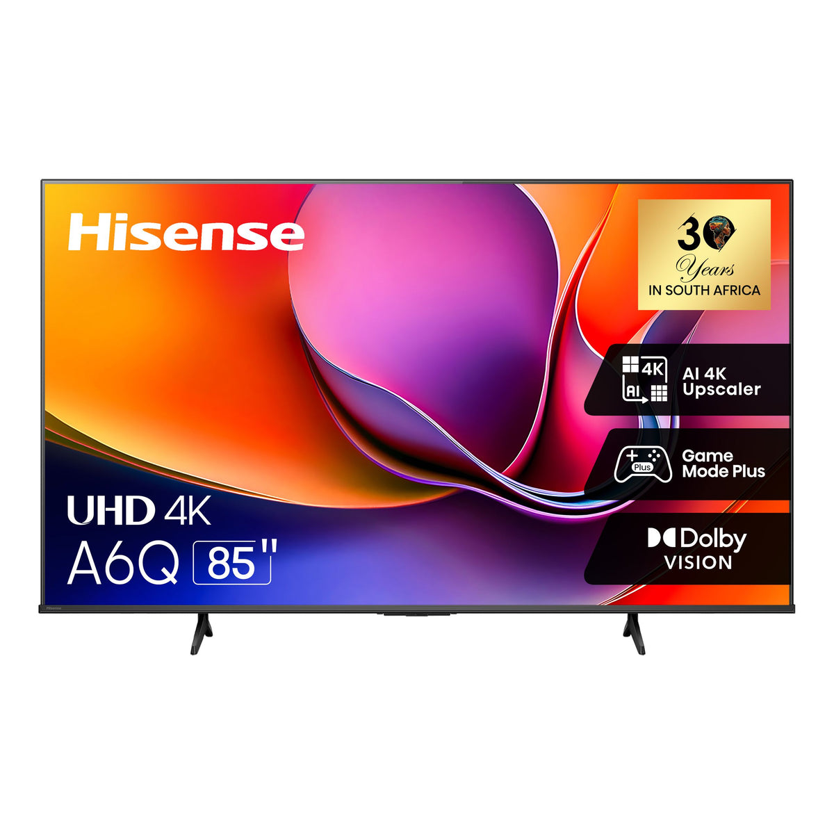 HISENSE LEDN85A6Q 85 inch UHD 4K VIDAA Smart TV | Game Mode PLUS 60hz