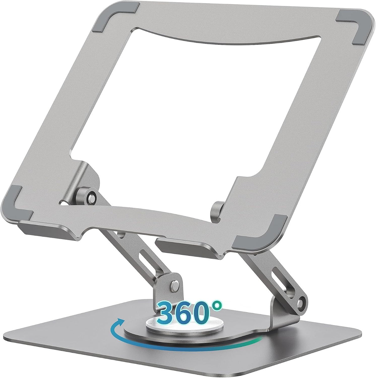 Tuff-Luv - 360 Degree Rotatable Laptop Stand and Height Adjustable - Aluminium