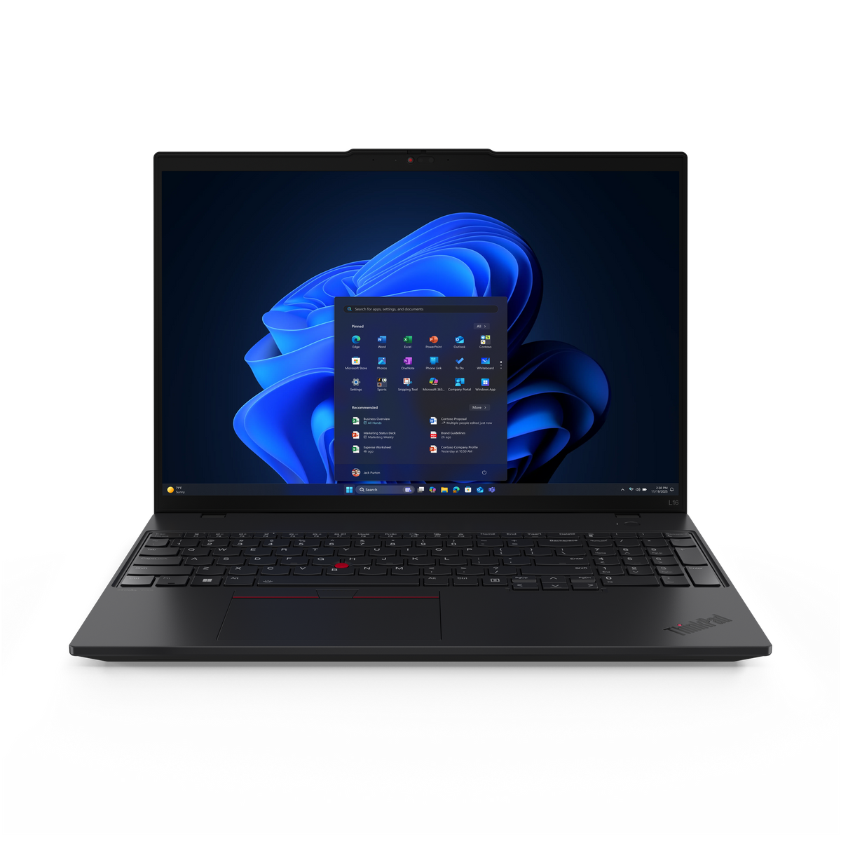 LENOVO ThinkPad L16 Gen 2 |Ultra 7-255U|BLACK|16'' WUXGA|32GB DDR5 (2xSD)|1TB PCIe SSD|LTE|3yr OSS|WIN11 Pro