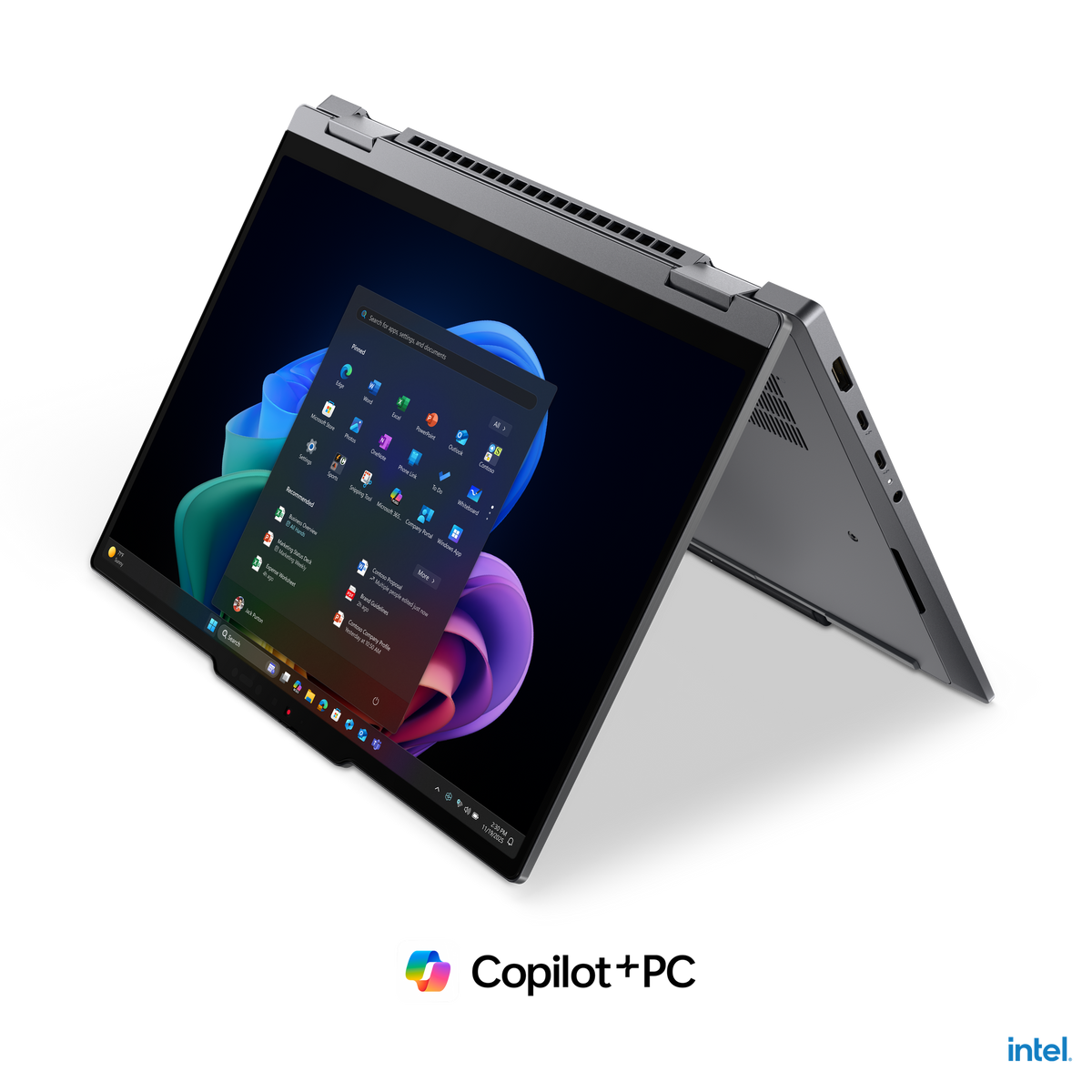 LENOVO ThinkPad X1 2-in-1 G11 |Ultra 7-355|GREY|14'' WUXGA TOUCH|32GB DDR5 OB|1TB PCIe SSD|LTE|STYLUS|3yr PS Plus|WIN11 Pro