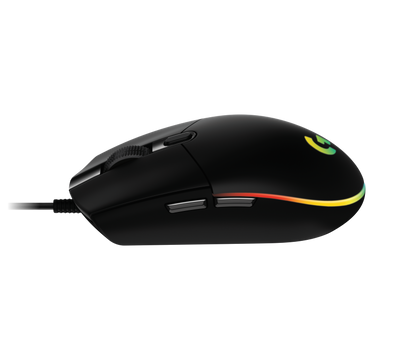 Logitech Gaming G102 LightSync Mouse 200DPI to 6000DPI adjustable optical sensor;black