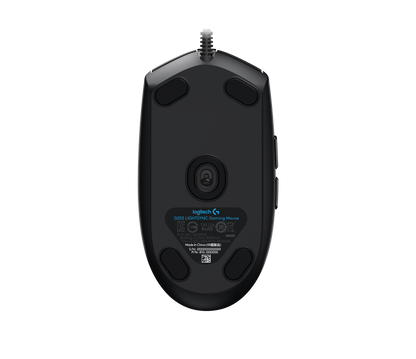 Logitech Gaming G102 LightSync Mouse 200DPI to 6000DPI adjustable optical sensor;black