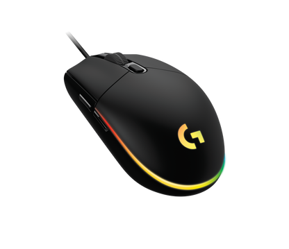 Logitech Gaming G102 LightSync Mouse 200DPI to 6000DPI adjustable optical sensor;black