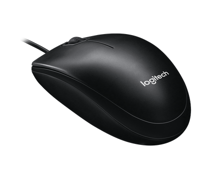 Logitech® Mouse M100 - BLACK - USB - N/A - EMEA28i-935 - AKOYA HANGTAB BOX M100