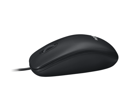 Logitech® Mouse M100 - BLACK - USB - N/A - EMEA28i-935 - AKOYA HANGTAB BOX M100