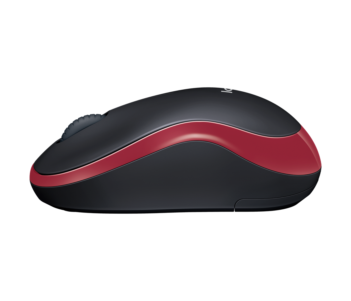 Logitech Wireless Mouse M185 (RED) Nano USB receiver 3 buttons optical tracking with wheel 10m range