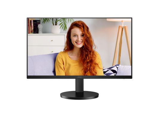 AOC-U27B3CF B3 Monitor|27 Inch|4ms (GtG)|4K UHD|USB-C|3840*2160 60Hz|350nits|HDMI+DP|Internal PSU|HAS;Tilt; SPKs|3YR