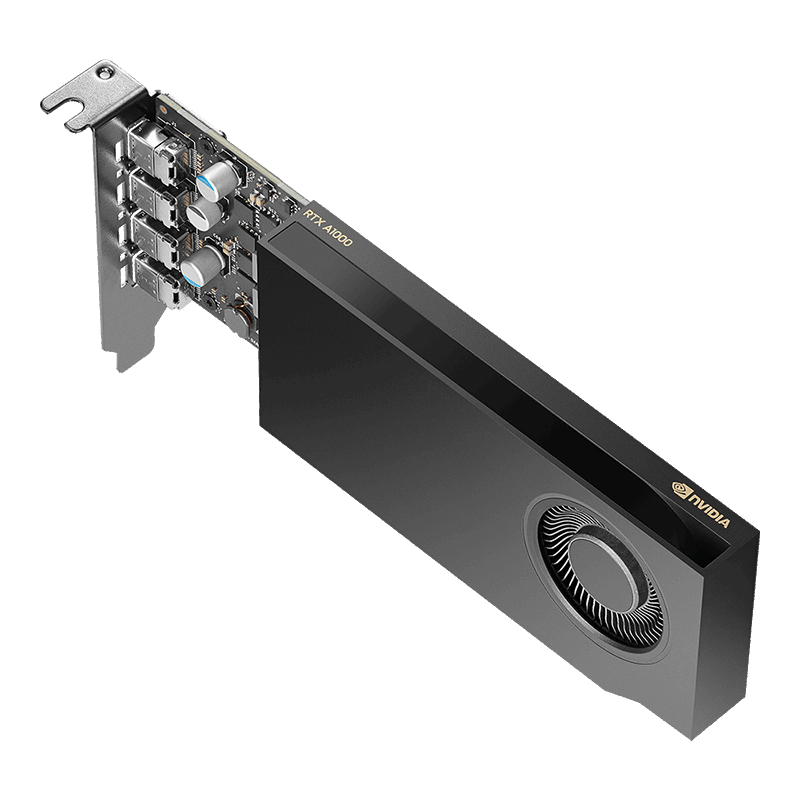 PNY NVIDIA QUADRO A1000 PCI-Express 4.0 x16 ; LP; 8 GB GDDR6 128-bit; 4x Mini DP 1.4 : LOW PROFILE; 50W