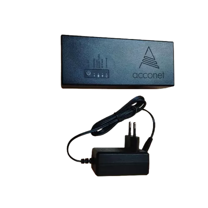 Acconet Mini DC UPS 13200mAh with 12V 2A Power Supply | AC-UPS-MINI-V2-KIT