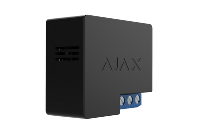 AJAX Security - Automation - Black WallSwitch, Power Relay to Control 100/230V Power Supply Remotely | AJAX-AD-WS-B