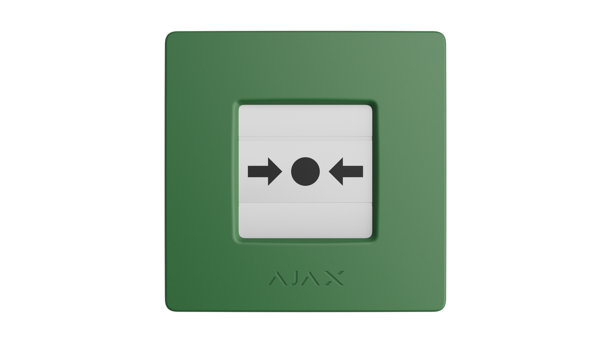 AJAX Security - Manual Call Point - Green | AJAX-CP-G