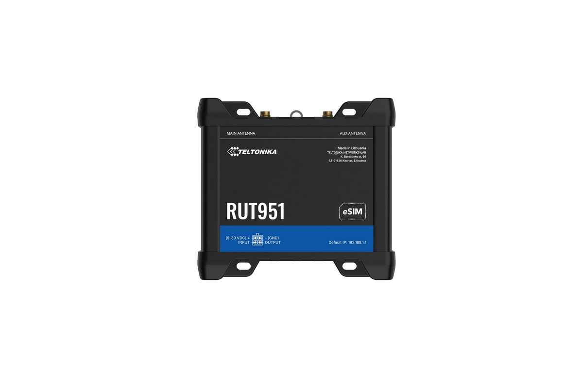 Teltonika Industrial 4G WiFi IoT Router E-Sim version | RUT951