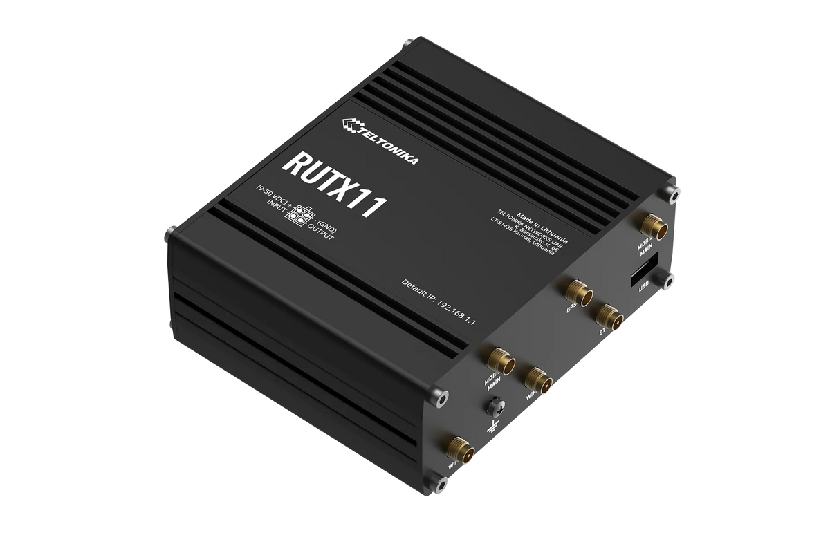 Teltonika Industrial LTE Cat6 WiFI IoT Router | RUTX11