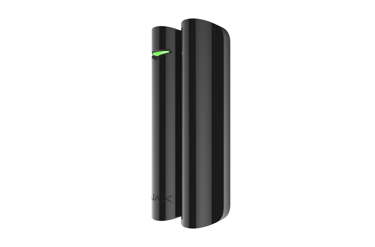 AJAX Security - DoorProtect Plus Jeweller - Black Indoor Opening Detector with Shock and Tilt Sensors | AJAX-DP-PLUS-INDR-B