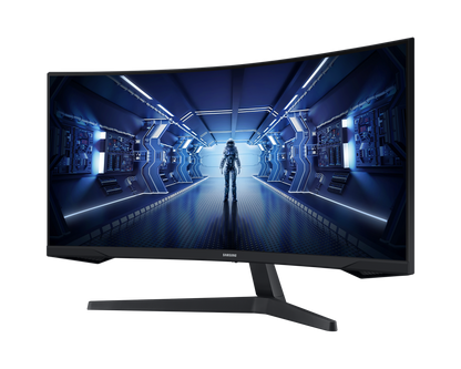 Samsung LC34G55TWW 34'' Odyssey G5 Ultra WQHD Curved Monitor; 21:9; 1000R; 3440X1440 Resolution; Max 165Hz; 2500:1 Static; 1ms (