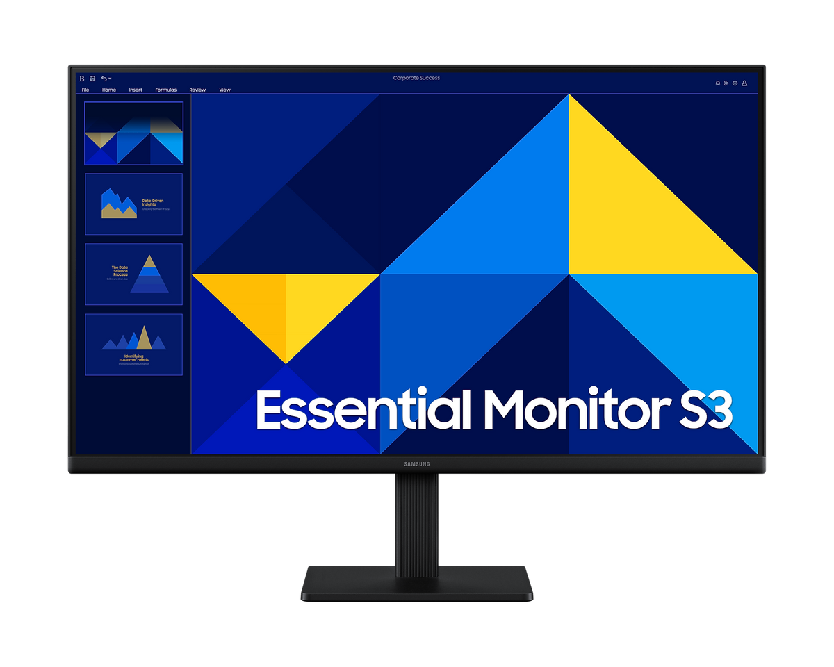 SAMSUNG LS27D300GA 27'' FHD IPS Monitor; Borderless Design; 16:9; 1000:1; 1920 X 1080; Max 100Hz; 5GTG ms; 178°/178° viewing ang