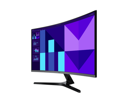 SAMSUNG LS32D390GA 32'' - (16:9) - FHD CURVED Monitor - 1920X1080; 1500R; 100Hz; 3000:1; 4(GTG)ms; 178°/178°; 1xHDMI; D-Sub; Au