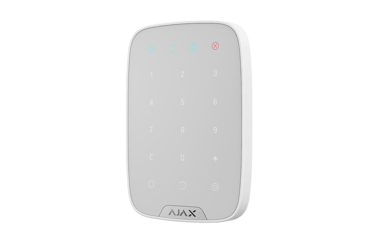 AJAX Security - Keypad Jeweller - Wireless White Indoor Keypad | AJAX-KP-W