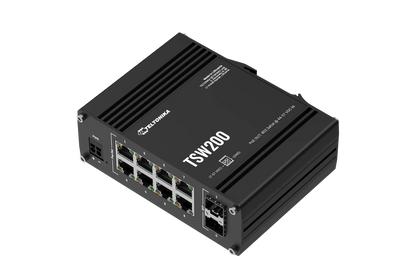 Teltonika 8-Port Gigabit PoE+ Ethernet Switch | TSW200