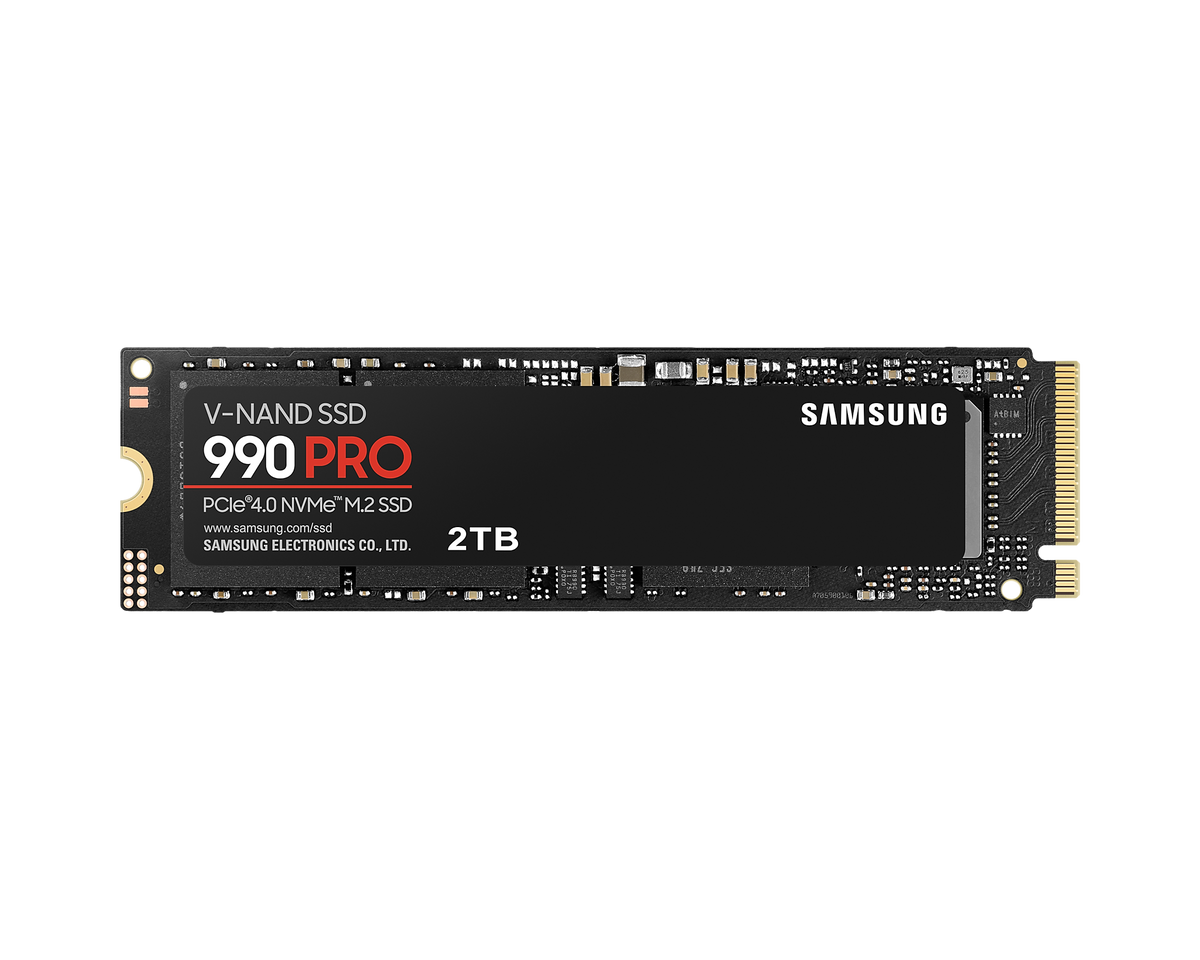 SAMSUNG MZ-V9P2T0BW 990 PRO 2 TB NVMe SSD - Read Speed up to 7450 MB/s; Write Speed to up 6900 MB/s; Random Read up to 1400000 I