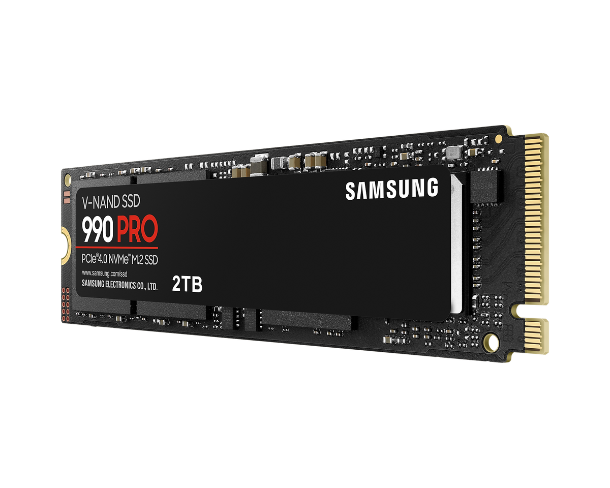 SAMSUNG MZ-V9P2T0BW 990 PRO 2 TB NVMe SSD - Read Speed up to 7450 MB/s; Write Speed to up 6900 MB/s; Random Read up to 1400000 I