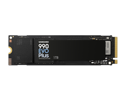 SAMSUNG MZ-V9S1T0BW 990 EVO Plus 1TB NVMe SSD - Read Speed up to 7150 MB/s; Write Speed to up 6300 MB/s; Random Read up to 850;0
