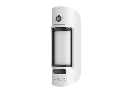 AJAX Security - MotionCam Jeweller - White Wireless Outdoor Motion Detector with Photo Verification | AJAX-MC-OUT-W