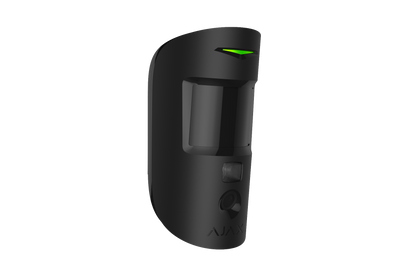 AJAX Security - MotionCam (PhOD) Jeweller - Black Wireless Motion Detector with Photo on Demand and by Alarm | AJAX-MC-PHOD-INDR