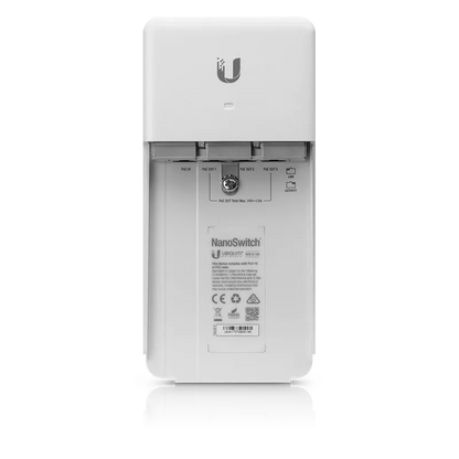 Ubiquiti UISP 4 Port Gigabit with 3 PoE Out Port NanoSwitch | N-SW