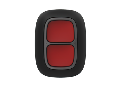 AJAX Security - DoubleButton Jeweller - Double Black Wireless Smart Button for Panic and Control Modes | AJAX-PB-DOUBLE-B