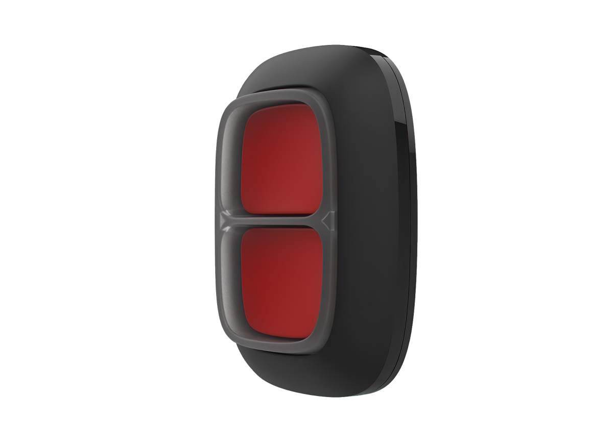 AJAX Security - DoubleButton Jeweller - Double Black Wireless Smart Button for Panic and Control Modes | AJAX-PB-DOUBLE-B