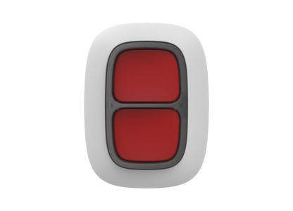 AJAX Security - DoubleButton Jeweller - Double White Wireless Smart Button for Panic and Control Modes | AJAX-PB-DOUBLE-W