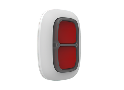 AJAX Security - DoubleButton Jeweller - Double White Wireless Smart Button for Panic and Control Modes | AJAX-PB-DOUBLE-W