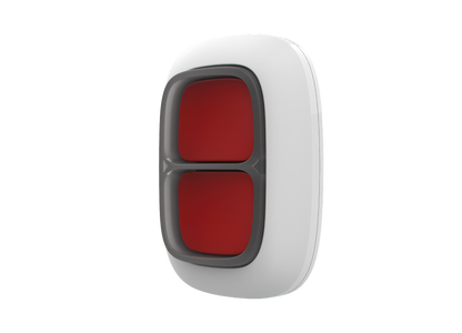 AJAX Security - DoubleButton Jeweller - Double White Wireless Smart Button for Panic and Control Modes | AJAX-PB-DOUBLE-W