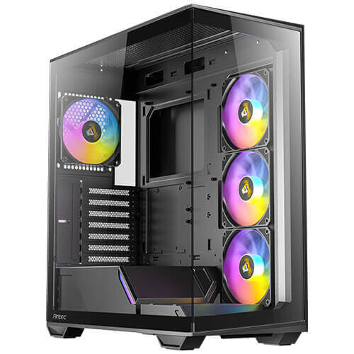 Antec C3 ARGB ATX | Micro-ATX | ITX ARGB Mid-Tower Gaming Chassis - Black
