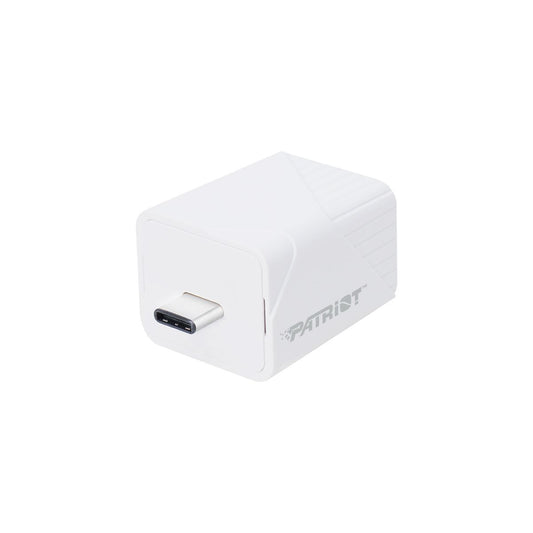 Patriot iLuxe Cube 128GB Type-C Smart Backup Solution - White