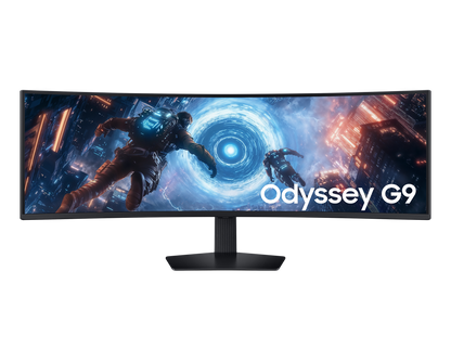 SAMSUNG LS49FG910E 49'' Odyssey G9 G91F DQHD Gaming Monitor; Borderless; 144Hz; 1000R; 5120x1440; GTG 1ms; HDR600; HAS; HDR 10 +