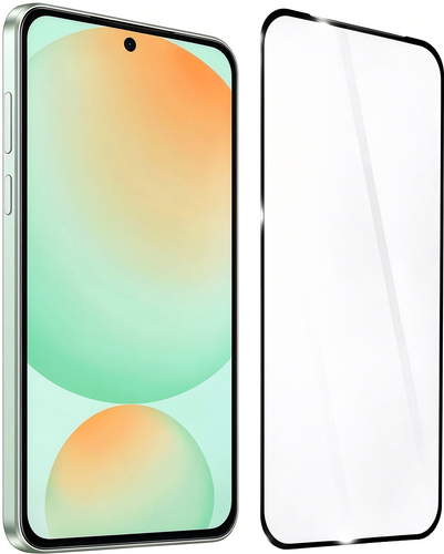 Tuff-Luv - 2.5D Full Screen Tempered Glass Compatible With Samsung Galaxy A18