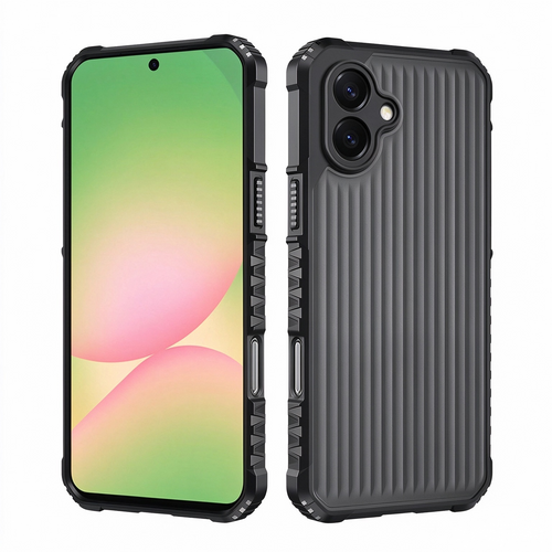 Tuff-Luv - ArmorFlex Case Compatible With Samsung Galaxy A08 - Black