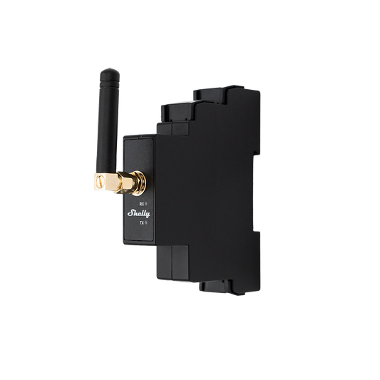 Extends long-range LoRa communication up to 5 km for specific Shelly Pro devices, enabling automation and remote control in challenging or expansive environments.