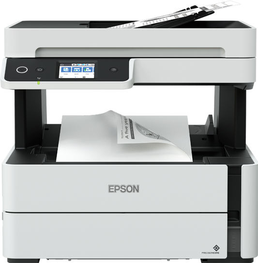 Epson EcoTank M3180 - Home Office Workgroup 4in1 A4 Mono 39PPM; Duplex ADF; Ethernet; Wi-Fi Direct; Wireless LAN;Warranty 1 Year