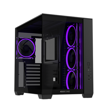 Asus A32 PLUS ARGB ATX Gaming Chassis – Black