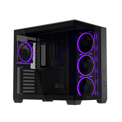 Asus A32 PLUS ARGB ATX Gaming Chassis – Black