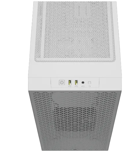 3000D AIRFLOW White Mid-Tower PC Case; 2x 3.5'' | 2x 2.5'' Drive Bays; Up to 360mm Radiator compatible; 2x 120mm fan incl