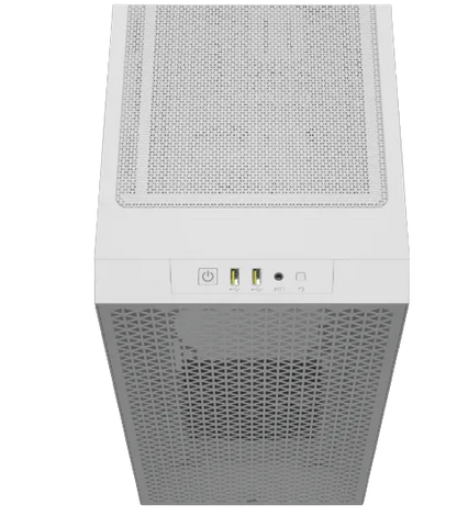 3000D AIRFLOW White Mid-Tower PC Case; 2x 3.5'' | 2x 2.5'' Drive Bays; Up to 360mm Radiator compatible; 2x 120mm fan incl