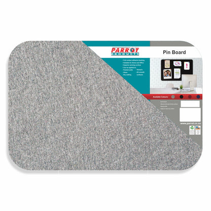 PIN BOARD ADHESIVE NO FRAME 600*450MM GREY